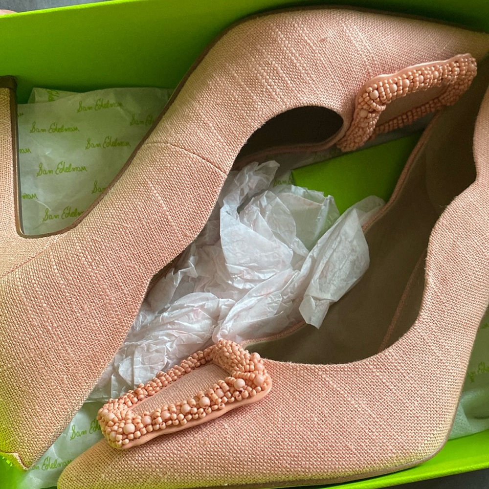SAM EDELMAN PINK HEELS